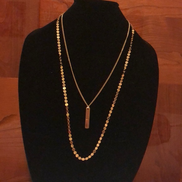 Double layered necklace - Picture 3 of 8
